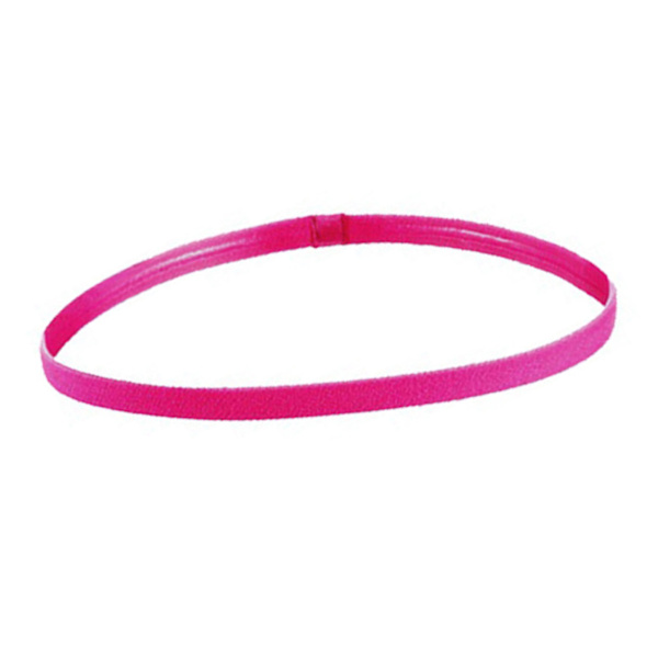 Tynn, sklisikker elastisk sportshodeband med sklisikker silikon-grep Trenings-svettebånd Hodeplagg Fotball Basket Soccer Tennis Lilla