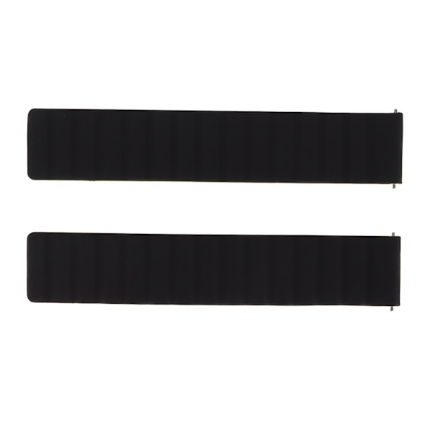 20 mm Universaali Ranneke Silikoninen Magneettinen Ranneke Säädettävä Ranneke Amazfit Bip Musta