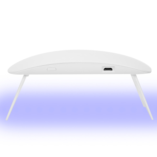 Negle tørker lomme LED neglelampe bærbar UV gel herding lys rask tørk mini manikyr verktøy