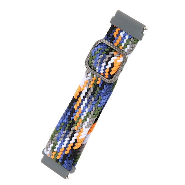 22mm Armband i Elastiskt Nylon, Flätat, Justerbart, för Huawei Watch 3, Denimfärg