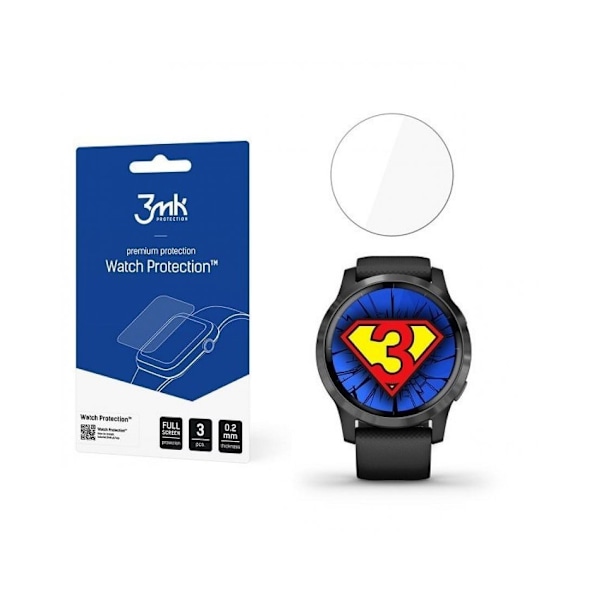 Garmin Vivoactive 4S • 3 kpl näytönsuojaa • TPU • 3mk