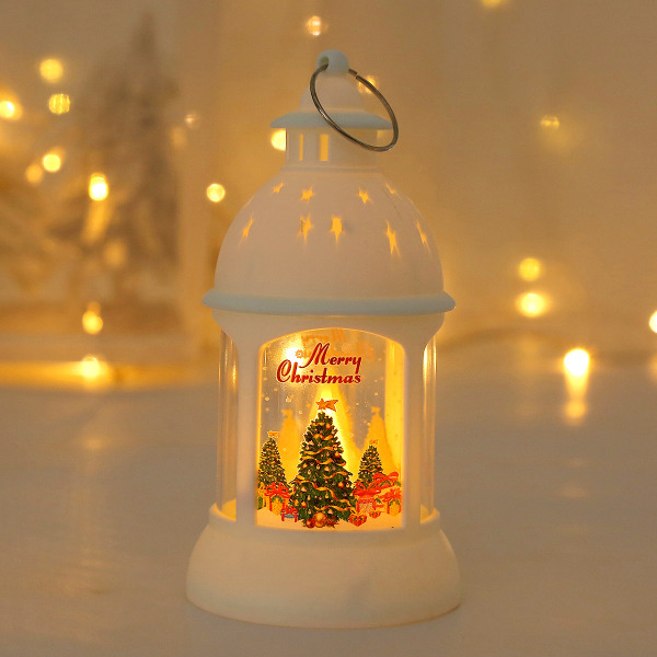 Christmas Decorations Candlestick Lamp Santa Snowman Storm Lantern Christmas Tree Pendant Christmas Tree