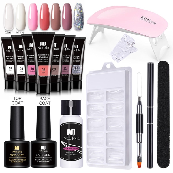 Nagelgellackset nagelset polygelset #05
