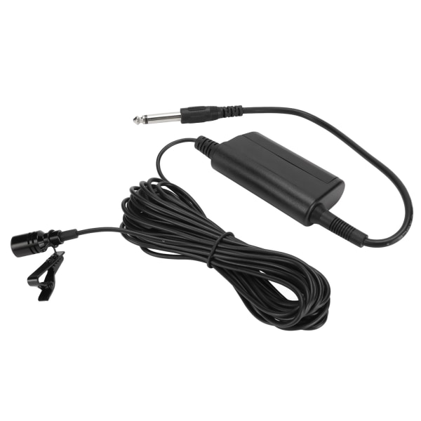 Lavaliermikrofon Professionell Omnidirektionell Clip On Trådbunden Mikrofon för Gitarr Tal Trumma Piano Saxofon