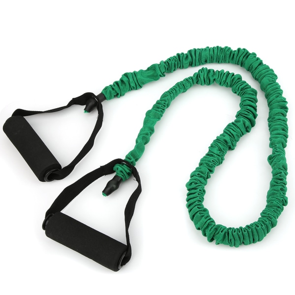 Spaltet trekktau Fitness Anti Break innendørs elastisk belte Yoga Power Training Motstandsbånd (grønne (10lb))
