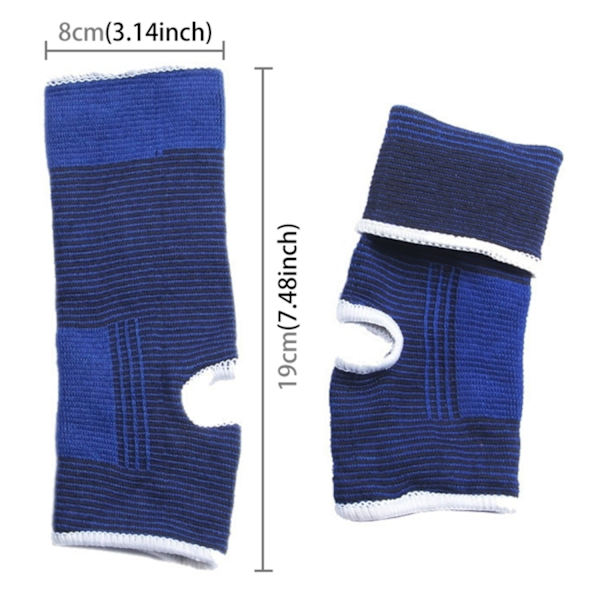 2-pack Ankel- och Hälskydd - Stöd för Anklar / Hälar / Hälblåsor