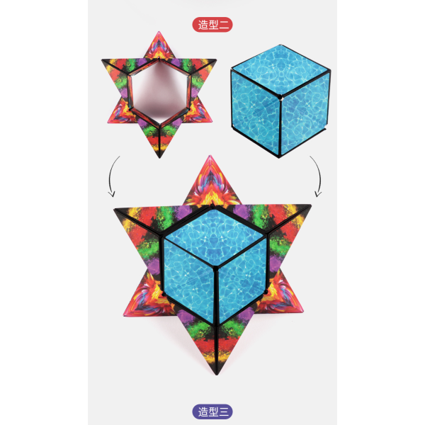 Rubik's Cube Macaron farvepyramide pædagogisk legetøj