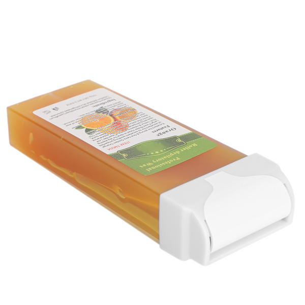 100g Professionell Rullvax för Håravlägsning Hemma, Stor Yta, Kroppshåravlägsning, Rullvax, Orange