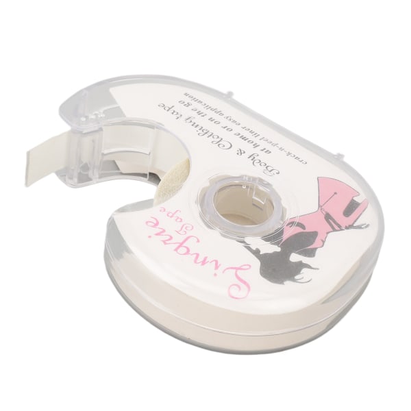2 Ruller Dobbeltsidig Tape med Dispenser Transparent for Moteklær Kropp All Hud