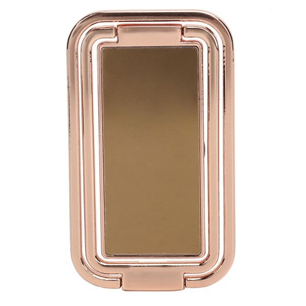 Finger Ring Mobiltelefonhållare Stativ 360° Rotation Metall Ring Spänne Multivinkel Handgrepp (Roséguld)