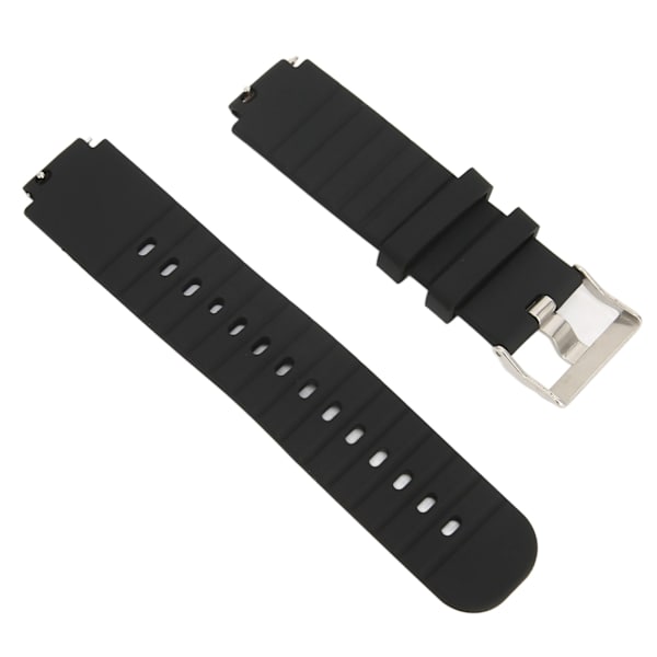 Silikon Urremme Rem Armbånd Udskiftning til Amazfit Smart Watch Verge 2 A1807 Sort