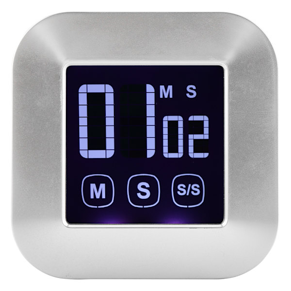 Stor LED-skærm Køkken Timer Elektronisk Touch Screen Digital Timer