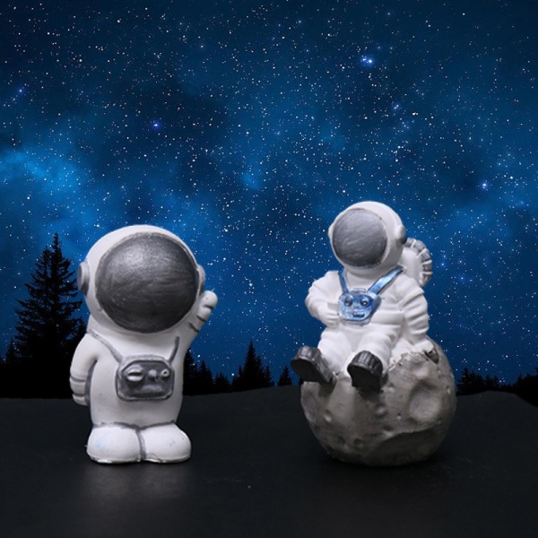 3D Silikone Astronaut Form Blød Enkel Demould Luna A