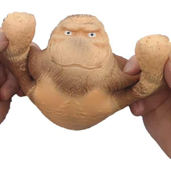 Monkey Toy, Stretch Gorilla Figur för barn och vuxna, Dekomprimera och pressa stressleksak, Stress relief för barn 1