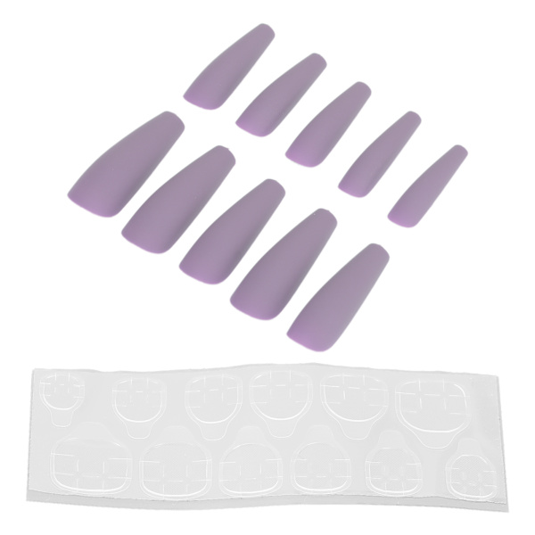 10 stk Tryk-På Negle Kiste Falske Negle Spidser Ekstra Lange Kiste Glimtende Falske Kunstige Negle Manicure Dekoration til Kvinder N5355-01