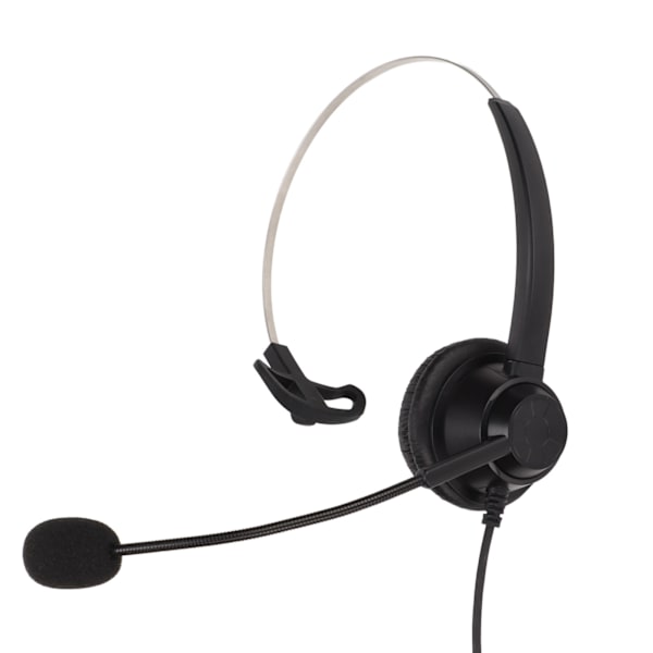 H360‑3.5MV 3.5mm Office Headset Monaural Call Center Headset Stödjer Högtalarvolymkontroll och Mikrofonavstängning