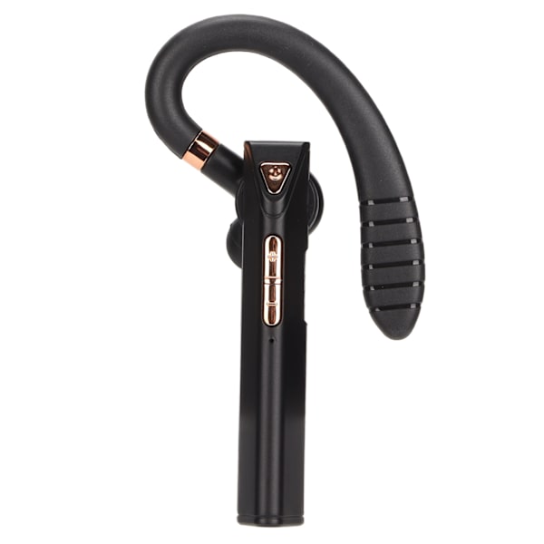 K3 Business Bluetooth-øretelefoner med støjreduktion, enkelt øre, der omslutter øret med opladningsetui (Jerry Chip Black Gold)