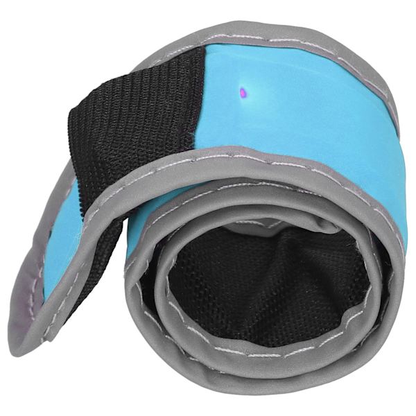 LED-armband med reflekterande ljus, justerbar för utomhuslöpning på natten - Blå