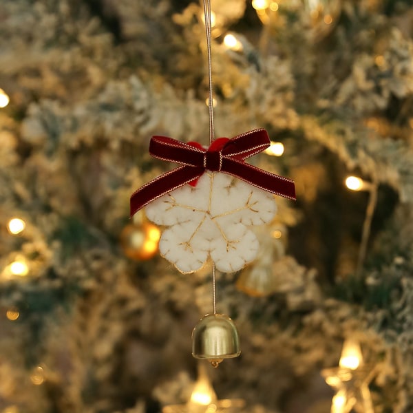 Julegave Ullfilt Juletre Henger Julepynt Bilhengende Style 5