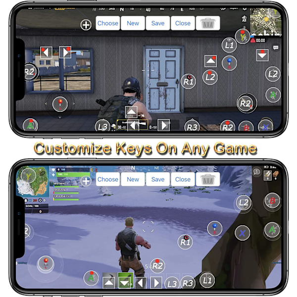 Megadream Android Bluetooth, trådløs spilcontroller
