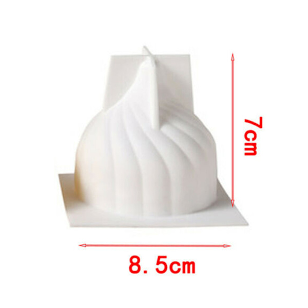 3D Lysform Silikon DIY Håndlavet Håndværk Gipsform 15 Cell