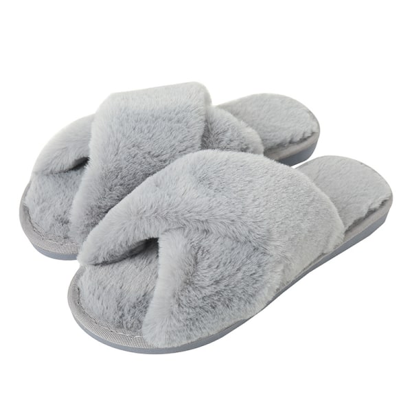 Plushtofflor för kvinnor
