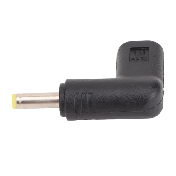 Type-C naar DC 4.0x1.7mm-sovitin, tukee 100W PD-pikalatausta, 90 asteen kulmassa oleva USB-C-DC-sovitin