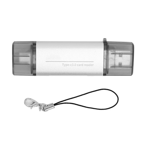 USB3.0 Multifunktionell Hög Hastighet Aluminiumlegering Kortläsare TypC Mobiltelefon Dator