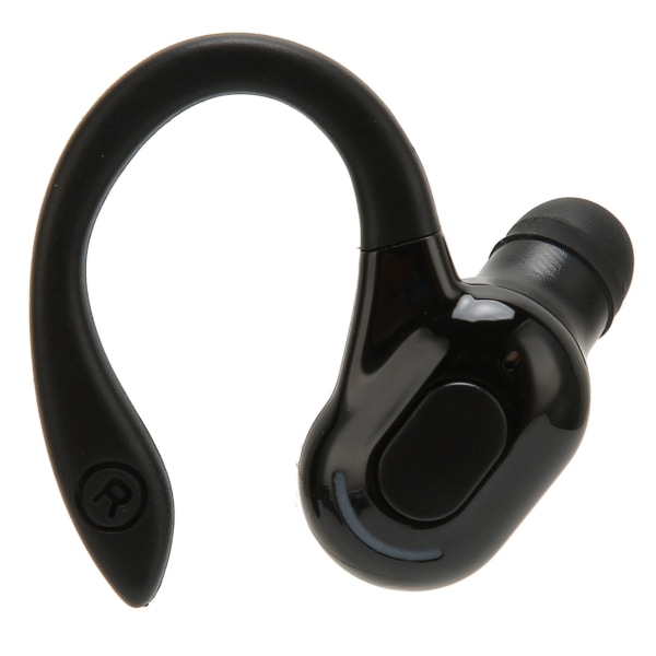 Bluetooth-headset Stereo IPX4 Vanntett USB-lading Enkelt Øre Trådløs Ørepropp for Løping Kjøring Svart