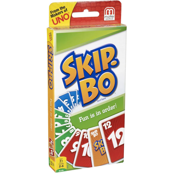 Mattel GmbH MTLT1882 Skip-Bo Junior -korttipeli