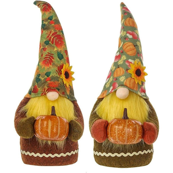 Tacksgivnings-tomte höstpixie plysch tacksgivningsdekorationer