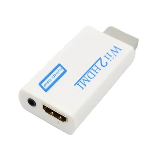 Wii til HDMI-konverter Wii til HDMI-adapter Wii2 til HDMI HD Wii2hdmi White