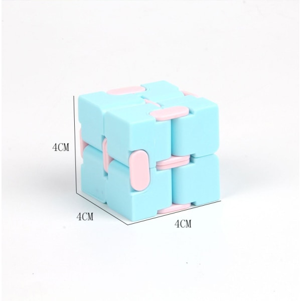 Infinite Cube dekompresjonsartefakt lommekube Macaron lomme flip kube dekompresjon mini lomme kube Yellow Infinite Cube Boxed