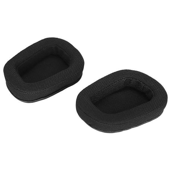 Øreputer Pads Svamp Pustende Mesh Erstatning Øreputer Deksel Kompatibel for Logitech G633 G933
