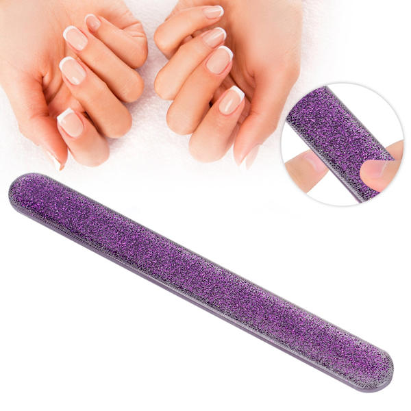 Kynsilakan hiontaviila ammattimainen nano-lasi kynsiviila manikyyriviila Violetti