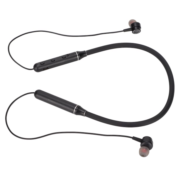 WSYD600 Bluetooth-kaulanauha-kuulokkeet langattomat stereokuulokkeet urheiluun juoksuun kävelyyn (musta)
