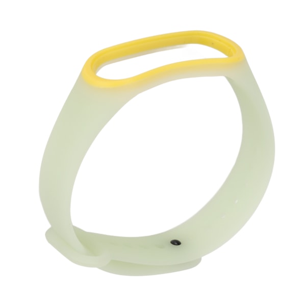 Smartklokke Armbånd Lysende Bånd Silikon Anti-Tapt Erstatningsreim med Porøs Justering for Mi Band 6 5 4 3 NFC