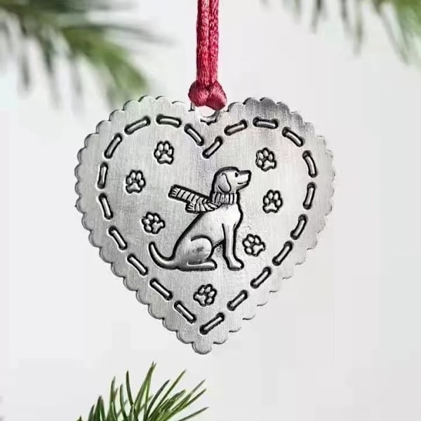 Julgransdekorationer, julhängen, snögubbehängen i metall C