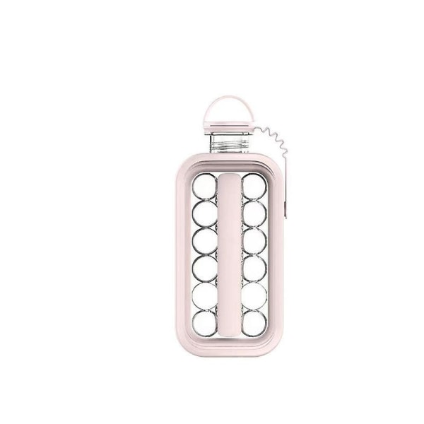 2-i-1 Iskubsfack Vikbar Isform DIY Ishockey Vattenkokare Rosa