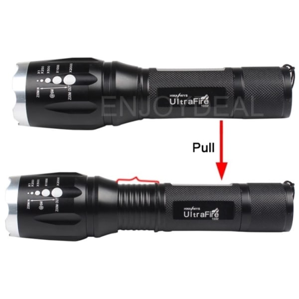3000 lumenin taskulamppu UltraFire LED CREE XML T-6