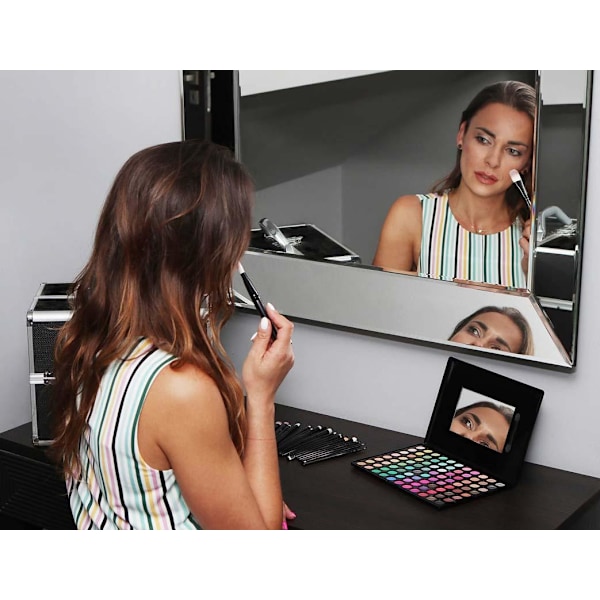 20-pak makeupbørster Sort