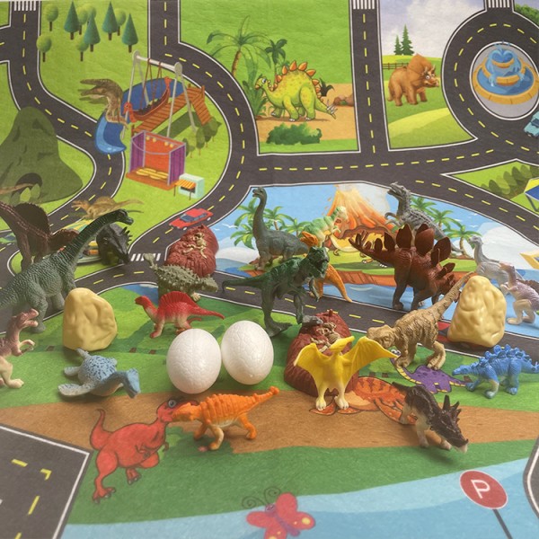 Hett säljande julnedräkning Dinosaurieblindbox Adventskalender Diy Tyrannosaurus Set B