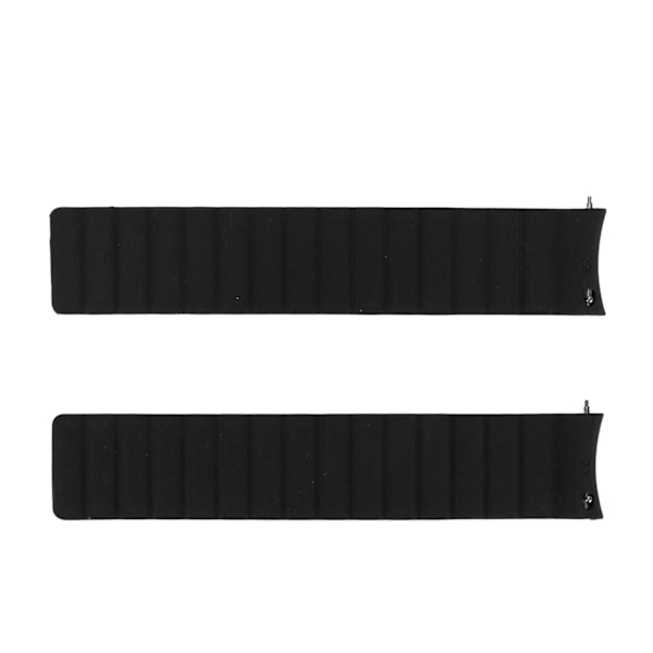 2 st Klockarmband i Silikon, Universellt Magnetiskt Armband för Amazfit GTR 3 3 Pro 22mm Svart