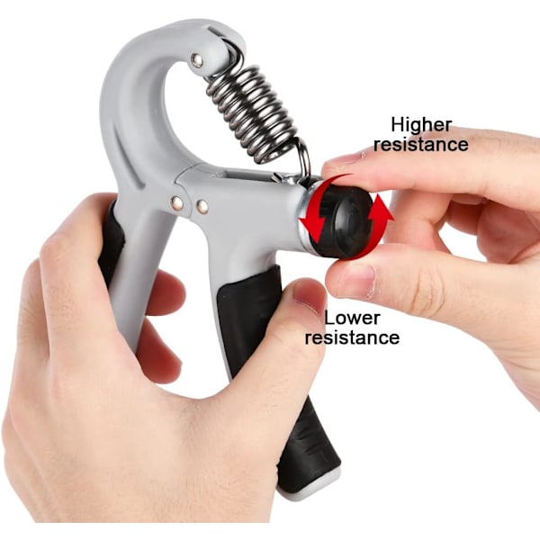 Handtränare, Handgreppsträning, Justerbar Greppstyrketränare Underarms Tränare Enhet red