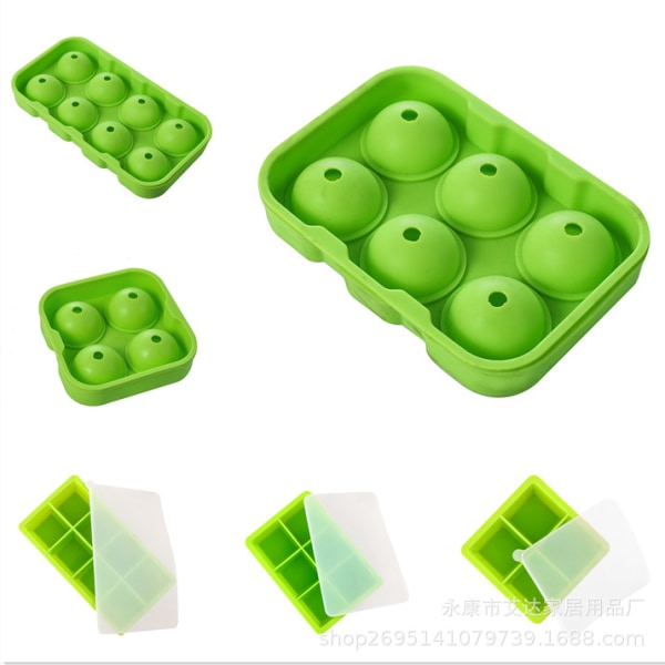 Isbitsshapare - 4 Isbitar / Isbitar / Klot - Silikon