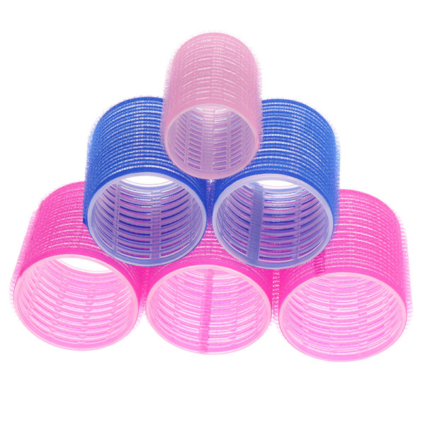 6 kpl itseliimautuvia hiusrullat DIY Magic Hair Rollers