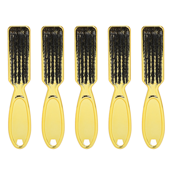 5-pack Herr Barberborste Klippar Rengöringsborste Trimmer Rengöringsborste Hårstilverktyg Förgylld