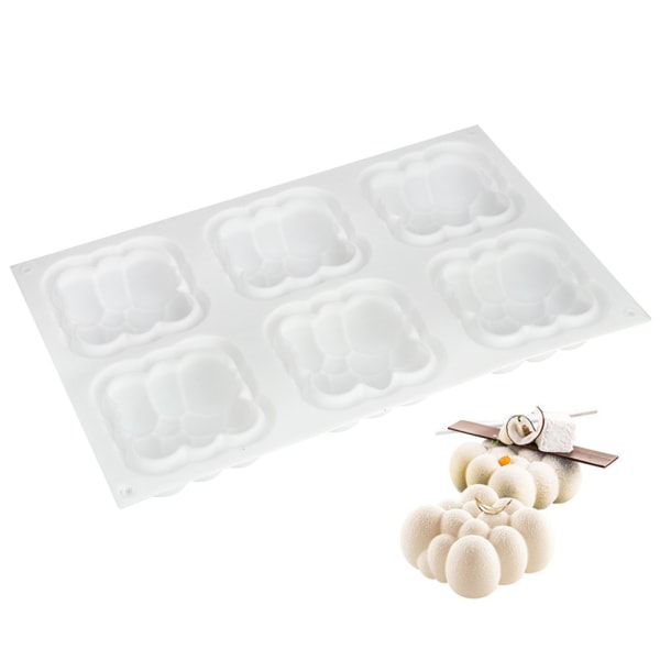 Kageform i Silikon til Køkkenet - Mousse Kage DIY Bageform Bageri Bageværktøj