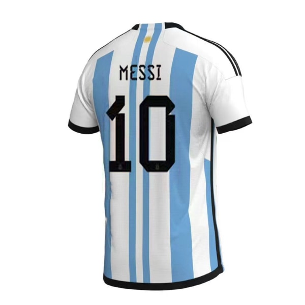 VM 2022 Ny Argentina-tröja nr 10 Messi S