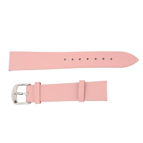 Watch Strap Leather Watchband Band Waterproof Odourless Universal Accessory for Replacement Light Pink